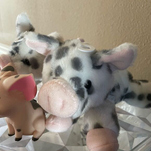 2 Aurora Pig Plush Pigs and Pua hard Pig Figure - Picture 15 of 15
